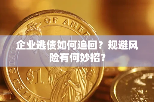 北京企业逃债如何追回？规避风险有何妙招？