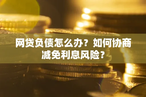 北京网贷负债怎么办？如何协商减免利息风险？