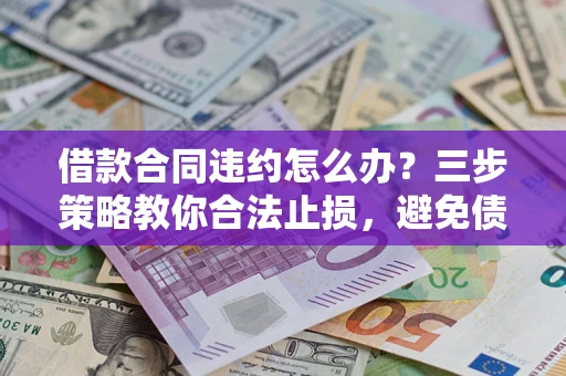北京借款合同违约怎么办？三步策略教你合法止损，避免债务危机升级