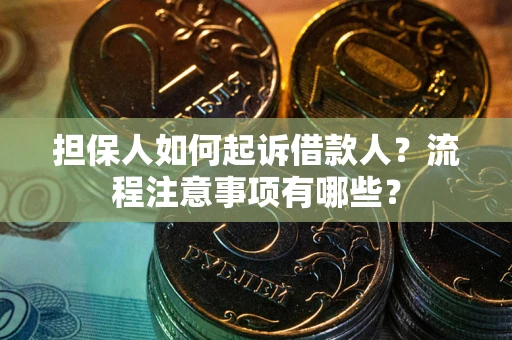 北京担保人如何起诉借款人？流程注意事项有哪些？